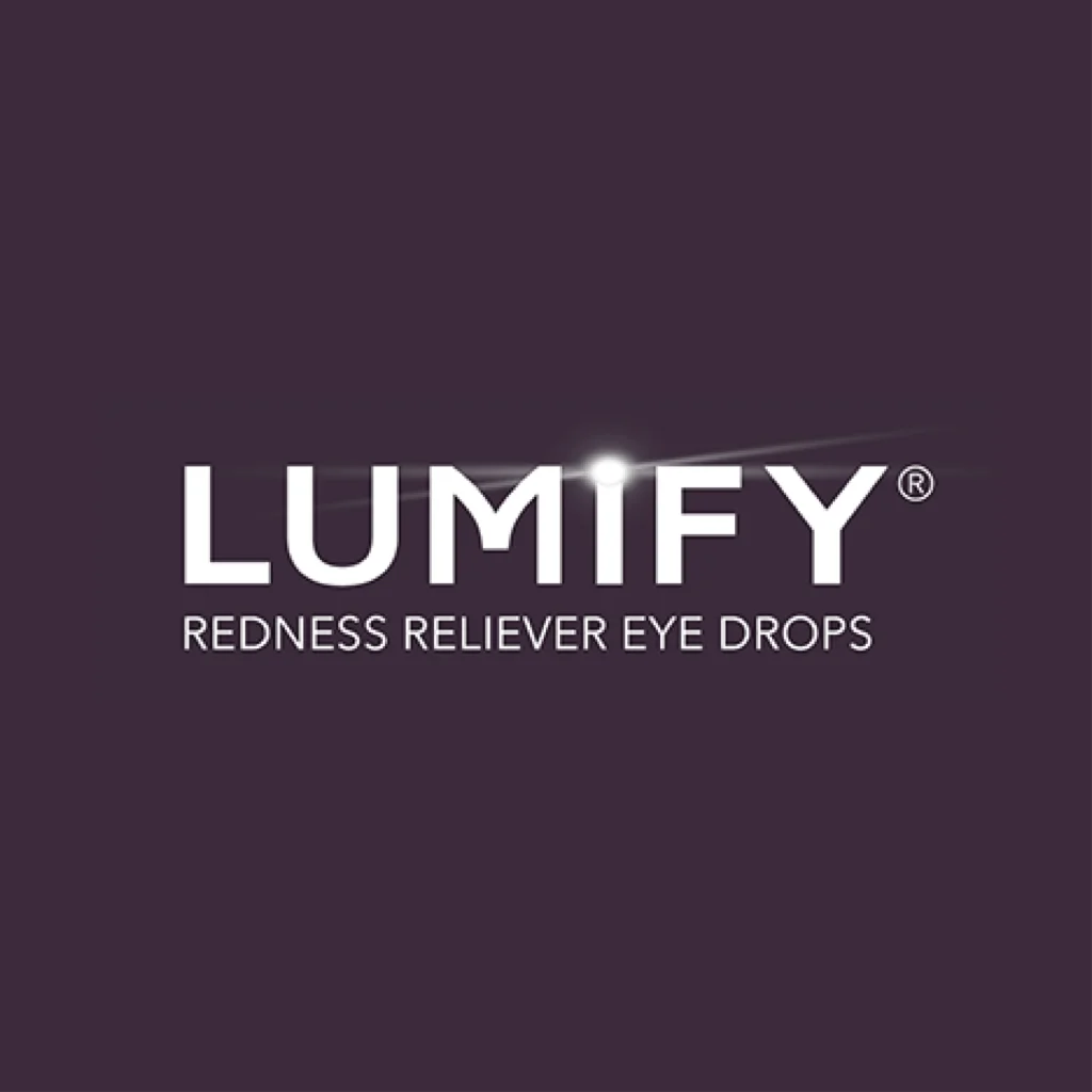 Logo gouttes Lumify Bausch & Lomb