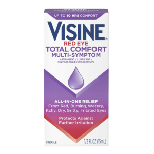 Gouttes pour les yeux Visine Total Comfort Multi-Symptom